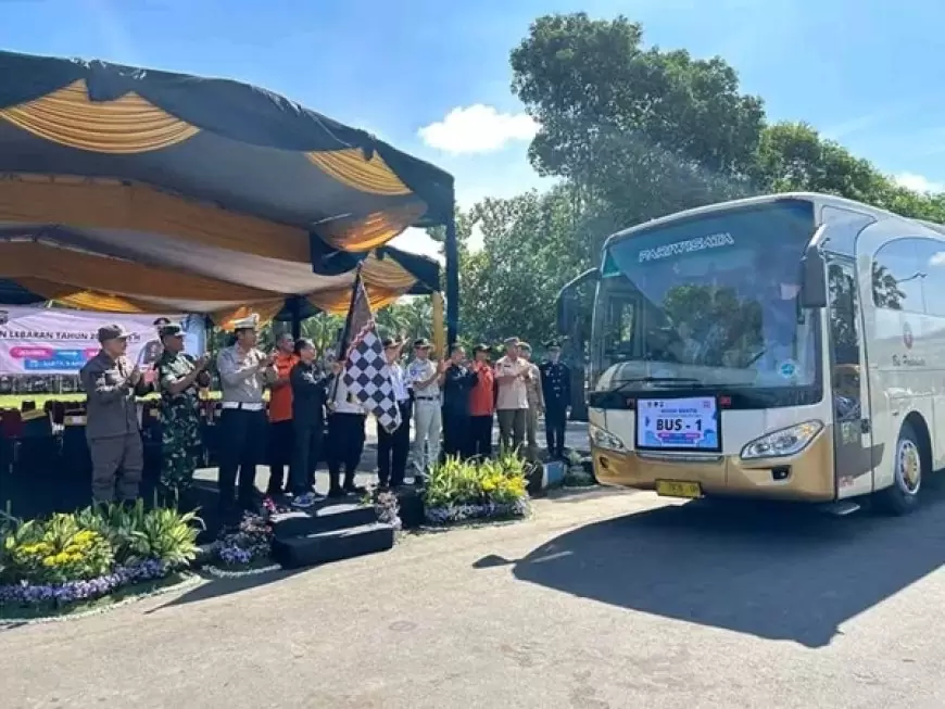 Sekda Jember Lepas Mudik Gratis Lebaran 