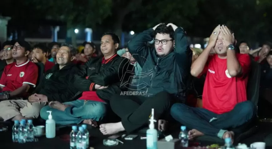 Gelar Nobar Timnas, Bupati Kediri:  Peluang ke Olimpiade Paris Bukan Hal Mustahil
