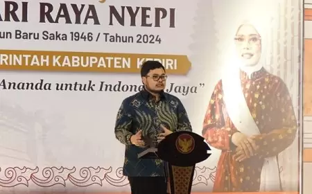 Dharma Santi Nyepi 1946 Saka, Mas Dhito Fasilitasi Kebutuhan Umat Hindu Kediri 