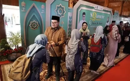 Gelar Halal Bihalal, Mas Dhito Aktif Ajak Interaksi Anak-Anak