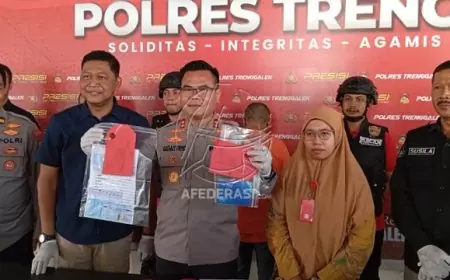 Satreskrim Polres Trenggalek Amankan Tersangka Penipuan dan Penggelapan Senilai Rp 100 Juta