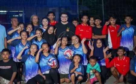 Bupati Kediri Janjikan Akan Benahi Lapangan Bola Voli di Desa Turus