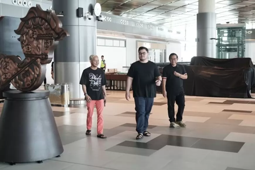 Lebaran ke-2, Mas Dhito Dampingi Menseskab Tinjau Bandara