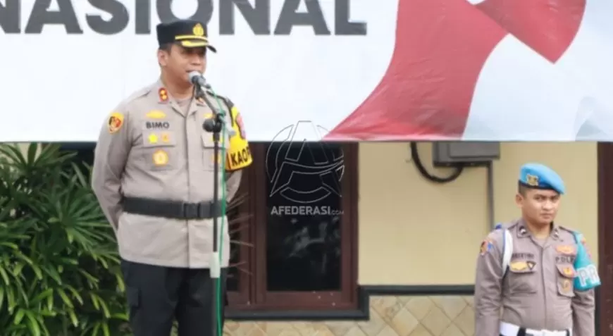Tabligh Akbar Polres Kediri Bersama Gus Iqdam untuk Menjaga Kondusifitas Pemilukada 2024