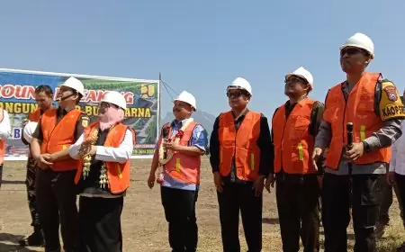 Bupati Situbondo Resmikan Pembangunan GOR Baru, Target Selesai Akhir 2024