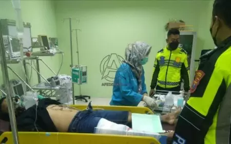 Diduga Balap Liar, Pengendara Sepeda Motor di Tulungagung Tewas usai Tabrak Pagar Jembatan