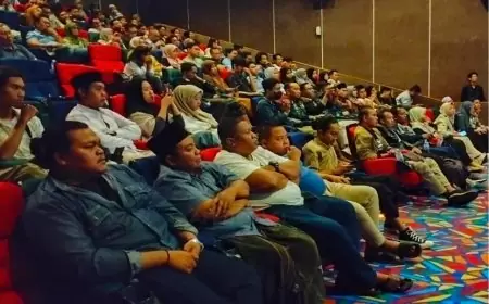 Hidupkan Semangat Juang Pemuda MD KAHMI Banyuwangi Nobar Film Lafran Pane