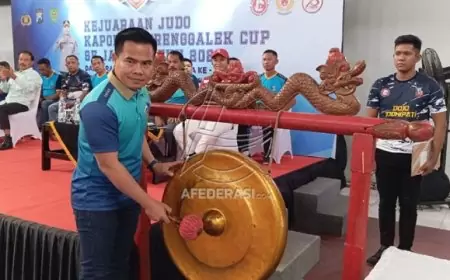 Polres Trenggalek Gelar Kejuaraan Judo Kapolres Cup 2024