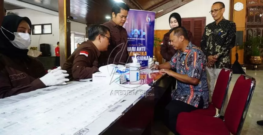 Pj Bupati Heru Soroti Ketidakhadiran Delapan Pejabat di Kegiatan Tes Urine