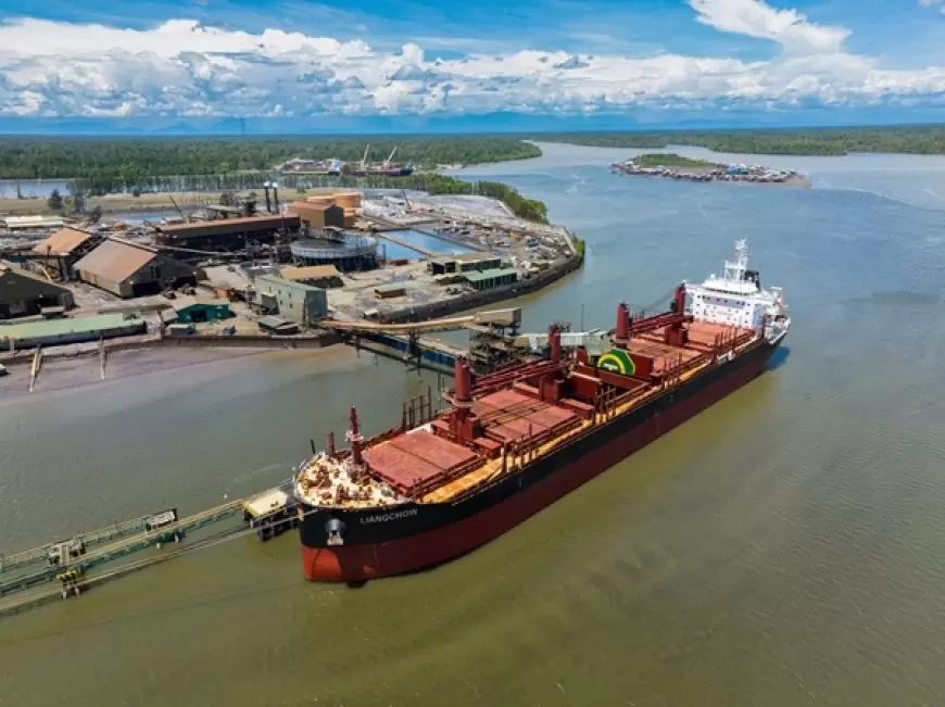 Siap Beroperasi, Freeport Kirim 22 Ribu Ton Konsentrat Tembaga dari Mimika Papua Ke Smelter Baru Gresik