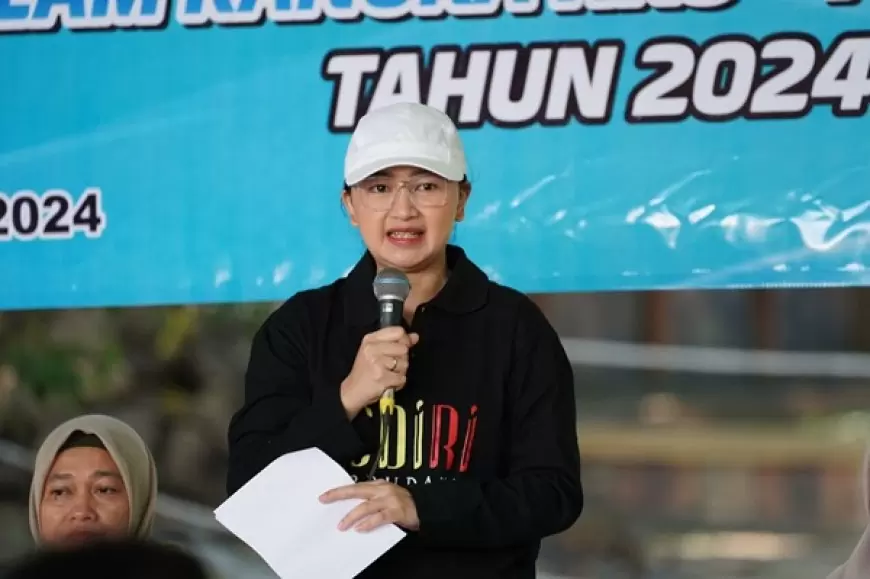 Cegah Demam Berdarah, Mbak Cicha Ajak Kader PKK Lakukan Kerja Bakti Serentak