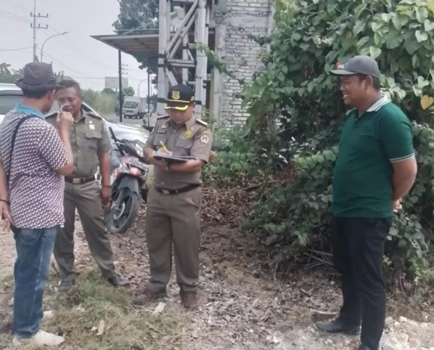 Satpol PP Gresik Panggil Pemilik Proyek Pengurukan Tambak Diduga Tak miliki Dokumen Perijinan