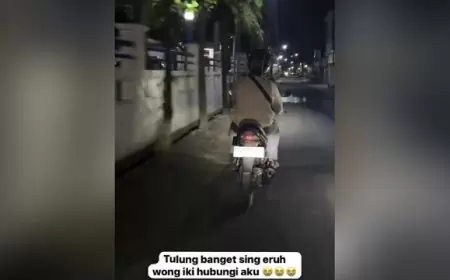 Aksi Kejar-Kejaran Viral, Wanita Rekam Pelaku Begal Payudara di Tulungagung