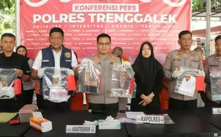 Polres Trenggalek Tangkap 7 Pelaku Pencurian Toko Emas, Kerugian Capai Rp 30 Juta