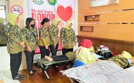 Kejari Banyuwangi Gelar Donor Darah dan Berbagai Kegiatan Sosial Sambut HUT Adhyaksa ke-64