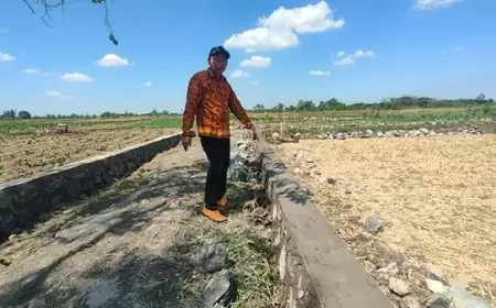 Menanti 45 Tahun, JUT Akhirnya Dibangun, Ratusan Petani Desa Pucung Sumringah