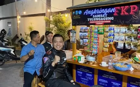 Layanan Baru Angkringan FKP, Kemudahan Konsultasi Pajak Kendaraan di Samsat Tulungagung