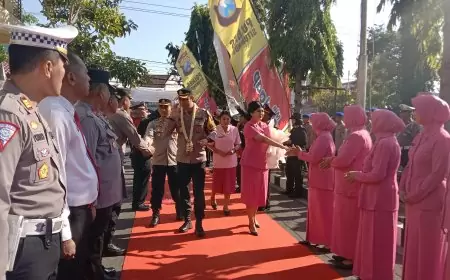 Polres Situbondo Resmi di Nahkodai AKBP Rezi Dharmawan