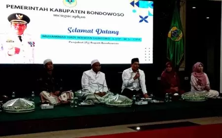 Pj Bupati Bondowoso Tasyakuran dan Doa Bersama, Mohon Izin Menempati Rumah Dinas