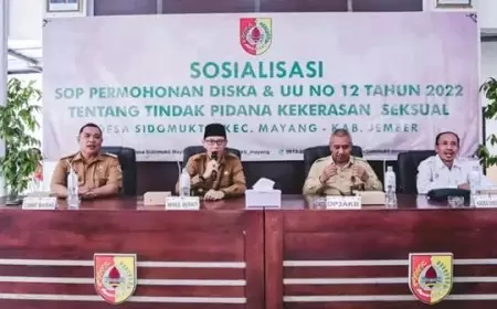 Pemkab Jember Sosialisasikan Undang-Undang Tindak Pidana Kekerasan Seksual