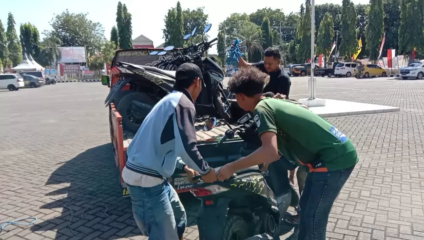 Polisi Gagalkan Penyelundupan Sembilan Sepeda Motor Bodong di Pelabuhan Jangkar, Situbondo