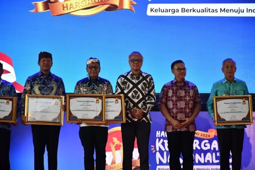 Pemkab Bondowoso Terima 4 Penghargaan di Puncak Peringatan Harganas Tahun 2024