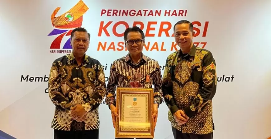 Pj Bupati Tulungagung, Heru Suseno, Raih Penghargaan Nasional sebagai Tokoh Penggerak Koperasi