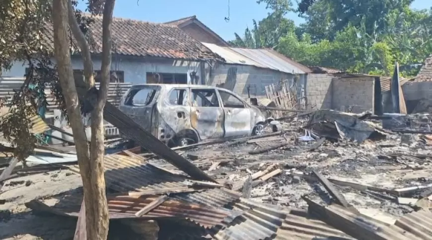Diduga Lantaran Cemburu, Dua Rumah Seorang Istri di Bakar Suami