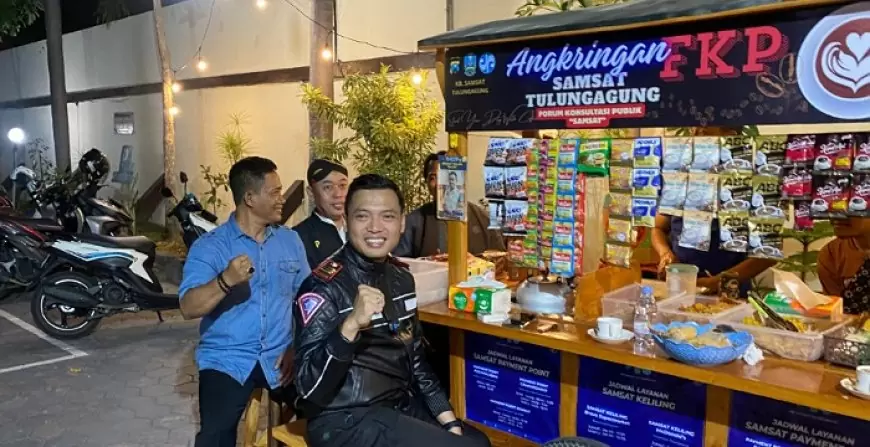 Layanan Baru Angkringan FKP, Kemudahan Konsultasi Pajak Kendaraan di Samsat Tulungagung