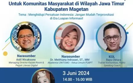 Jadwal Literasi Digital di Jawa Timur 3 Juni
