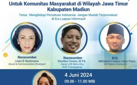Jadwal Literasi Digital di Jawa Timur 4 Juni