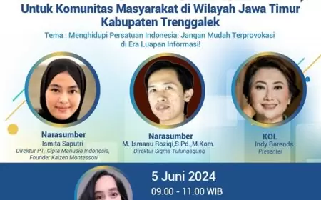 Jadwal Literasi Digital di Jatim 4 Juni
