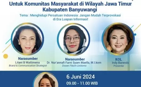 Jadwal Literasi Digital di Jatim 6 Juni