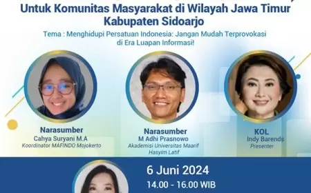 Jadwal Literasi Digital di Jatim 6 Juni