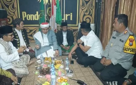 Ratusan anggota Polres Gresik Dikerahkan Amankan Haul Mbah Zainal Abidin di Menganti Gresik