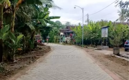 Program Pavingisasi DPU CKPP Banyuwangi Ekonomi Masyarakat Semakin Meningkat
