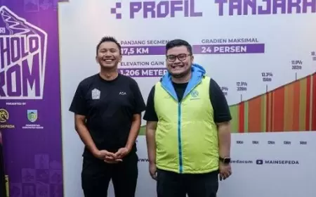 Mas Dhito Hadir Semangati Peserta Kediri Dholo KOM 2024 