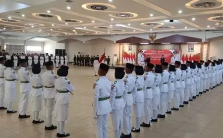 Bupati Hendy Kukuhkan Paskibraka Kabupaten Jember