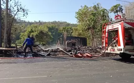 Dua Warung Pinggir Jalan di Situbondo Terbakar, Kerugian Hingga Puluhan Juta