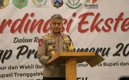 Polres Trenggalek Gelar Rapat Koordinasi Lintas Sektoral Jelang Pilkada Serentak 2024