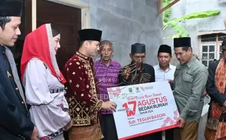 Semarak HUT RI ke-79, Pemkab Trenggalek Bedah 17 Rumah Warga untuk Kehidupan Lebih Layak