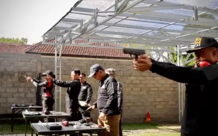 Polresta Banyuwangi Gelar Latihan Menembak, Tingkatkan Kesiapan dan Profesionalisme Anggota
