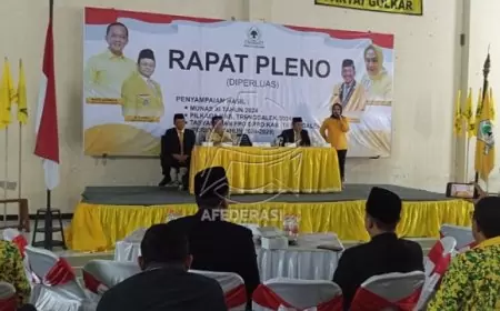 DPD Partai Golkar Trenggalek Gelar Rapat Pleno, Siap Sambut Kepemimpinan Baru dan Pilkada 2024