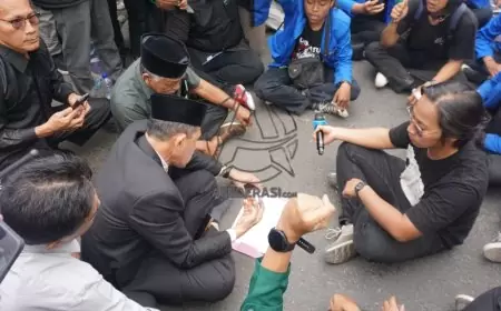 Ratusan Mahasiswa Turun ke Jalan, Sampaikan Tiga Tuntutan Besar untuk DPRD Tulungagung