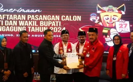 Didukung 296 Ribu Suara Sah Pileg, Mardinoto Resmi Daftar di Pilkada Tulungagung 2024
