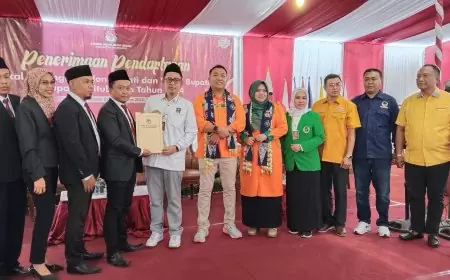 Yusuf Rio Wahyu dan Ulfiyah Daftar Pilkada Situbondo, Didukung Tujuh Partai Politik