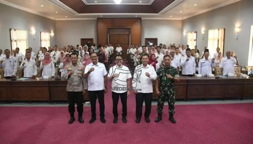 Pj Bupati Tulungagung Heru Suseno Hadiri Sosialasi Bulan Dana PMI 2024, Upaya Menggugah Kesadaran Kepedulian Masalah Kemanusiaan