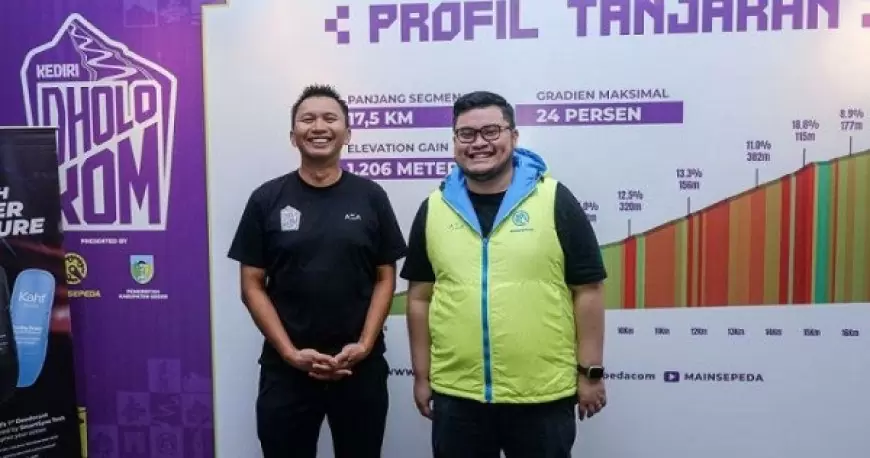 Mas Dhito Hadir Semangati Peserta Kediri Dholo KOM 2024 
