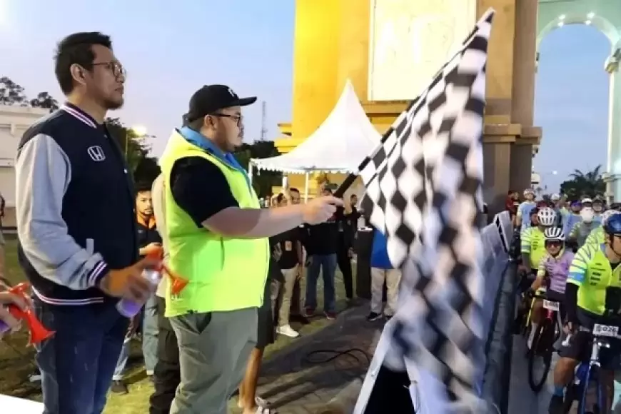 Mas Dhito Berangkatkan Kediri Dholo KOM 2024 