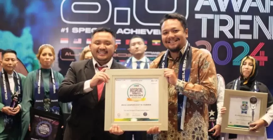 RSUD dr Karneni Campurdarat Raih Penghargaan Bergengsi The Most Struggled Hospital 2024